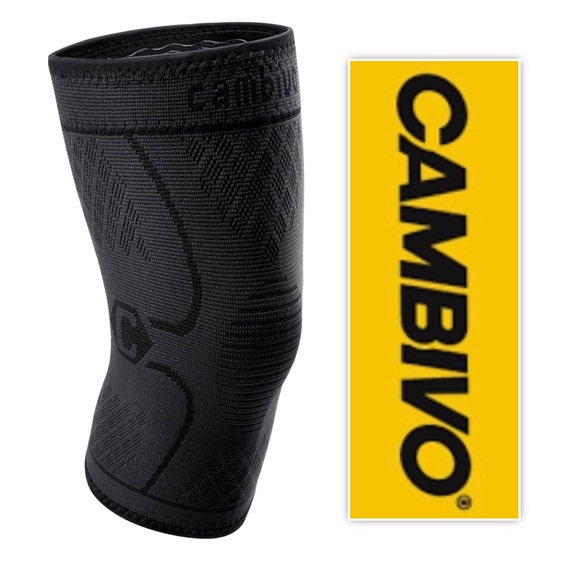 CAMBIVO Black Compression Sleeve  Knee Brace - Picture 2 of 11
